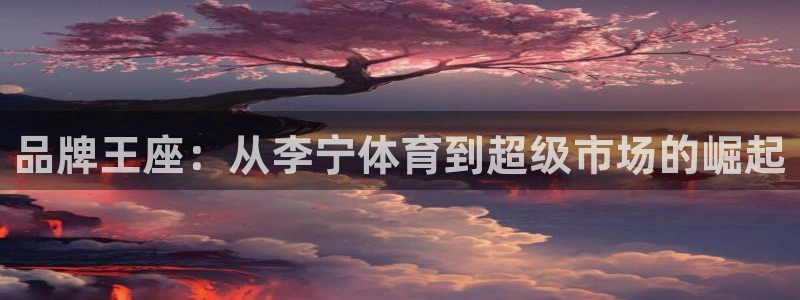 品牌王座：从李宁体育到超级市场的崛起
