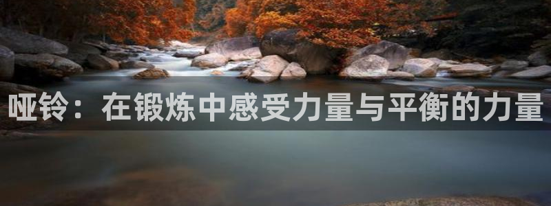 哑铃：在锻炼中感受力量与平衡的力量